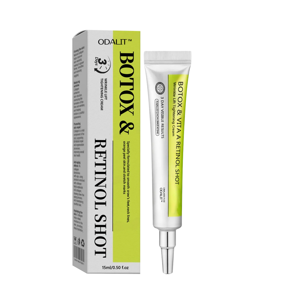 [🔥Τελευταία μέρα με έκπτωση 70%] Ένεση Botox και ρετινόλης ODALIT™ - μειώνει τις βαθιές ρυτίδες, τα χαλαρά μάγουλα και τα πρησμένα μάτια