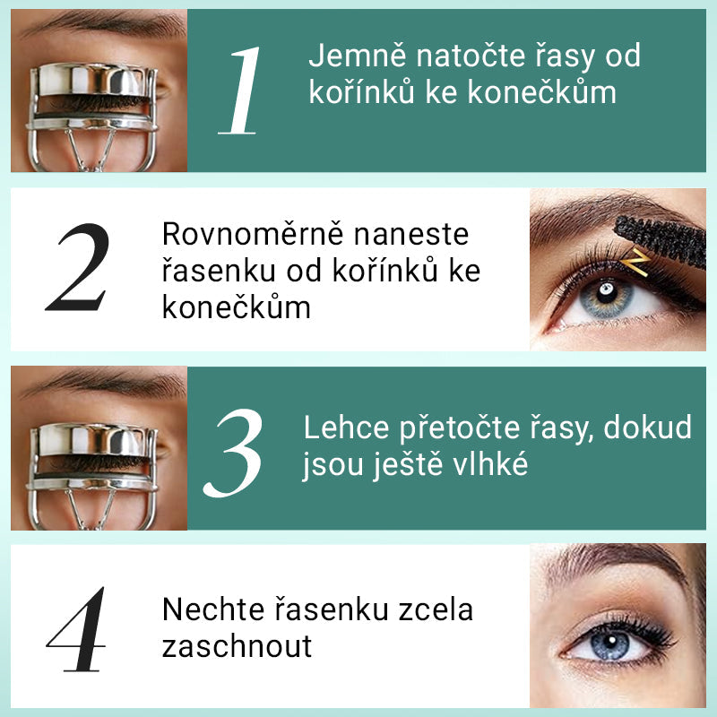 【✨Kupte 1 a získejte 2 zdarma] Prodlužující a natáčecí řasenka