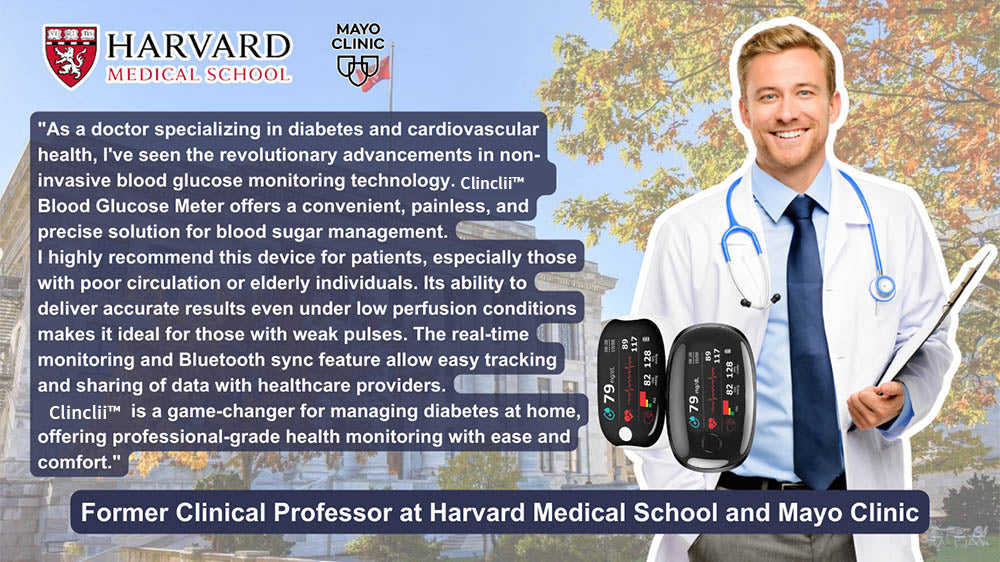 Clinclii™ GlucoSense laserski glukometer