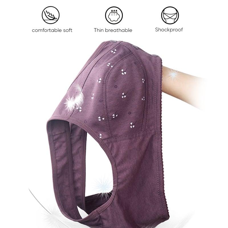 3 τεμάχια μόνο με 49€ 🔥Σχεδιασμός για Senior Μπροστινό κλείσιμο βαμβακερό σουτιέν