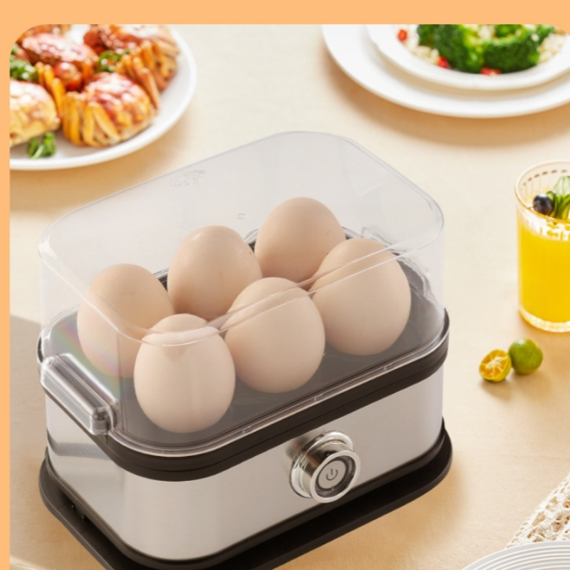 🥚 Πολυλειτουργικός ατμομάγειρας για αυγά με διαφανές καπάκι