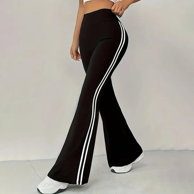Παντελόνι με φαρδιά γραμμή και ψηλή μέση